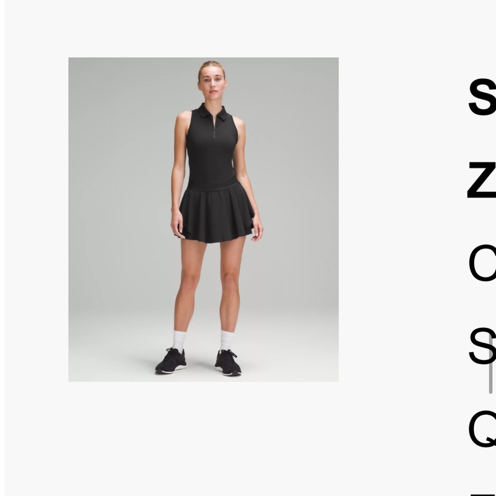 lululemon athletica Black Tank Top